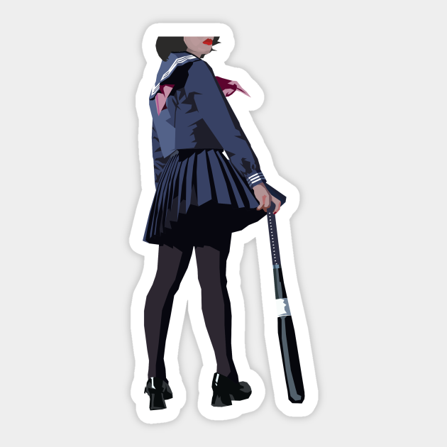 Delinquent Schoolgirl Japanese Schoolgirl Sticker TeePublic